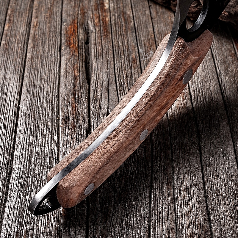 סכין קצבים עשויה פלדה עבודת יד כולל נרתיק