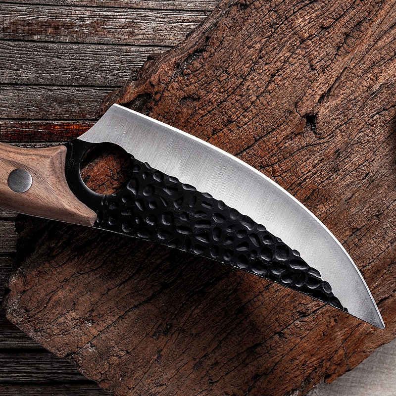 סכין קצבים עשויה פלדה עבודת יד כולל נרתיק