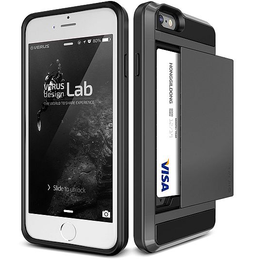 כיסוי טלפון עם תא לכסף וכרטיס אשראי לאייפון 6 6S