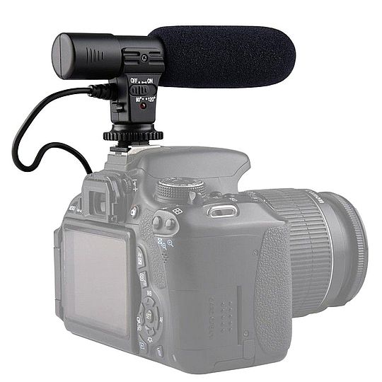 מיקרופון מקצועי לצילום וידאו בסמארטפון מבית PULUZ