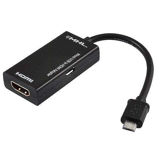 מתאם MHL מיקרו USB ל- HDMI