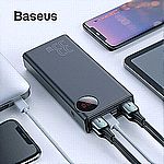 מטען נייד Baseus 30,000mAh למחשב נייד וסמארטפונים